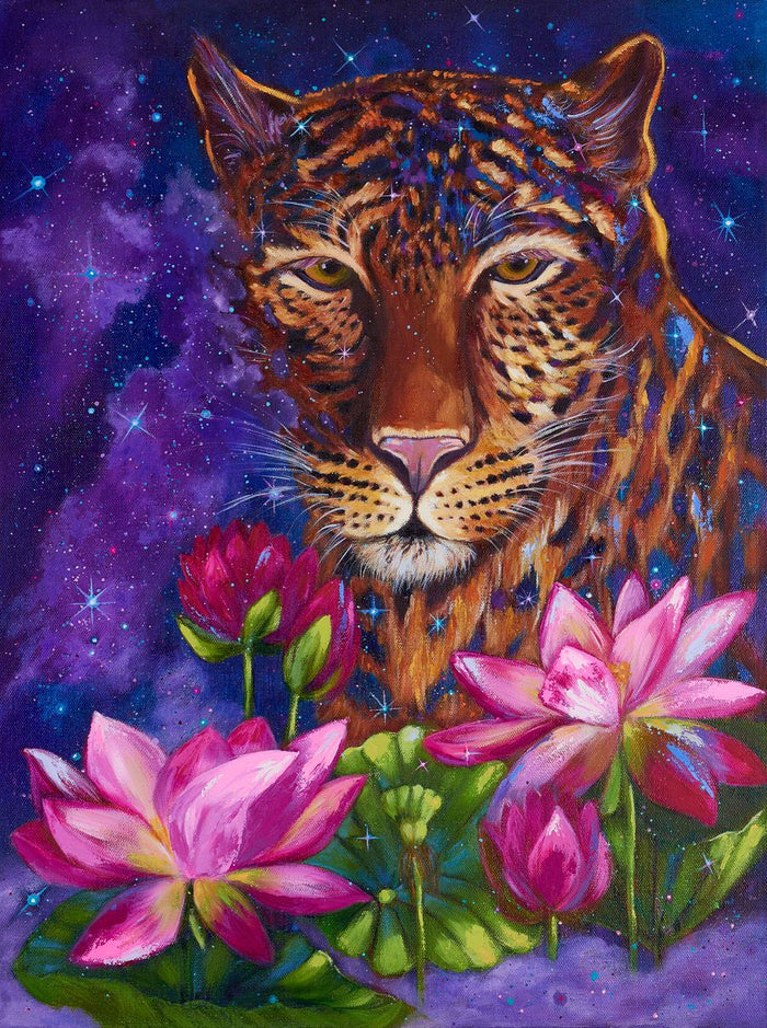 "Stardust. Leopard" Original artwork