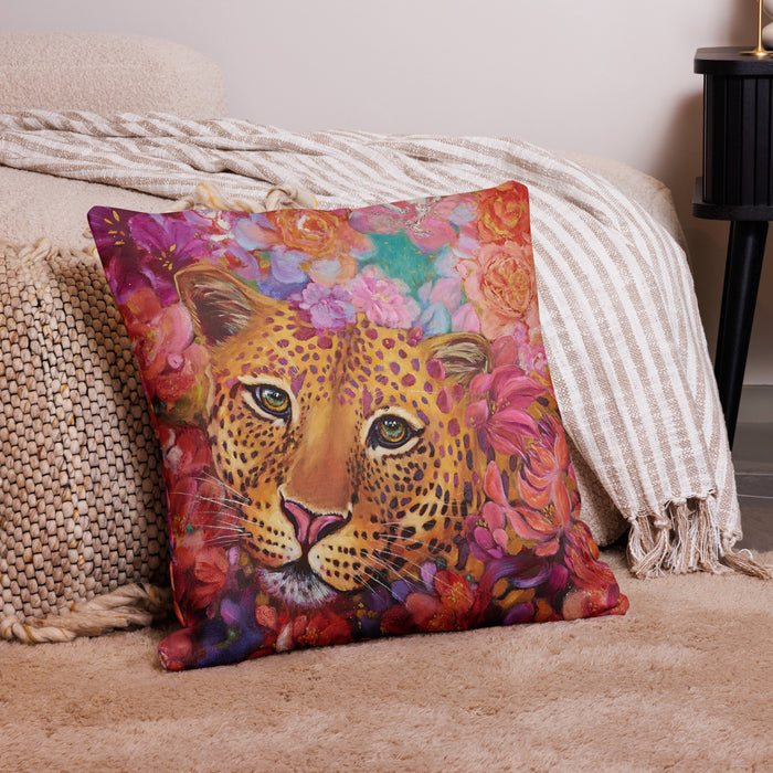 "Blooming eyes" Premium Pillow