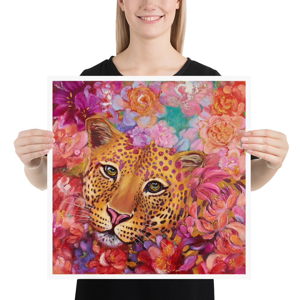 "Blooming eyes" Enhanced Matte Paper Poster